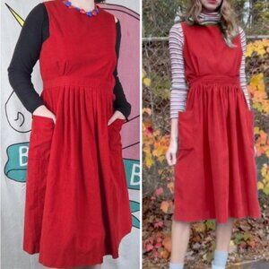 Bean Red Midi Dress